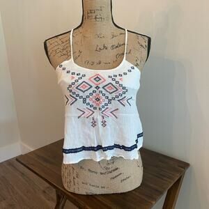 Sweet Rain White Tank Top Size Medium